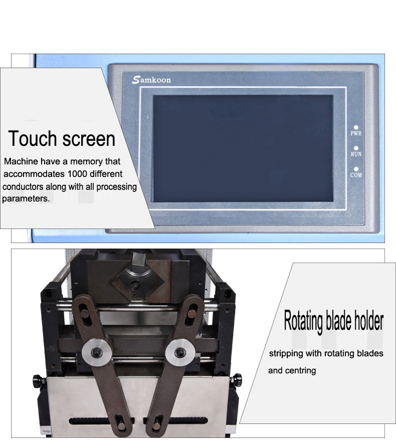 HS-4806 | Máy Tuốt Dây Đồng Trục (Coaxial Cable Stripping Machine)